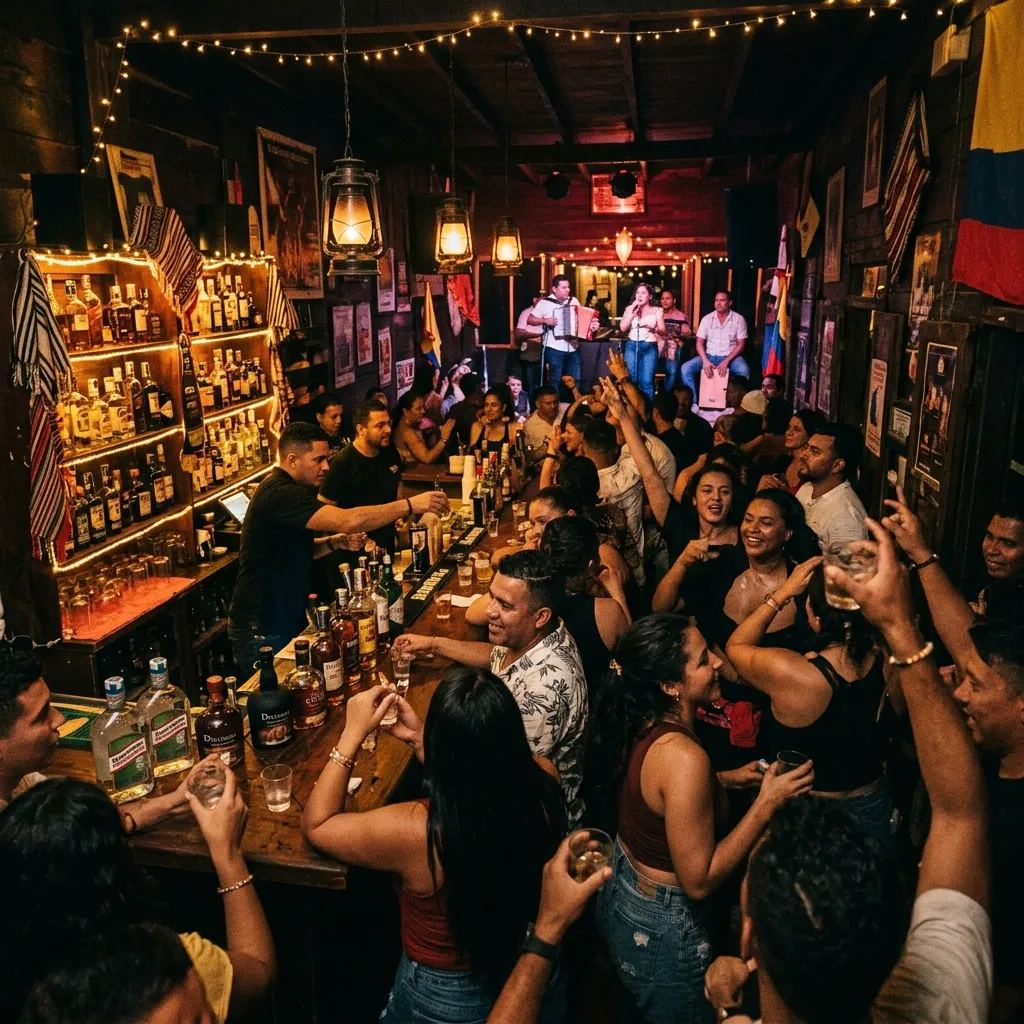 Ambiente nocturno en Country Licores Barranquilla